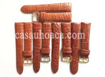 Bảng giá + hình ảnh chi tiết dây đồng hồ da cá sấu tại Cá Sấu Hoa Cà