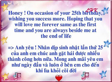 15+ Lời chúc sinh nhật bằng tiếng anh