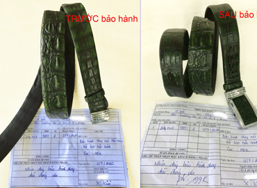 Bảo hành đầu khoá dây nịt 31851