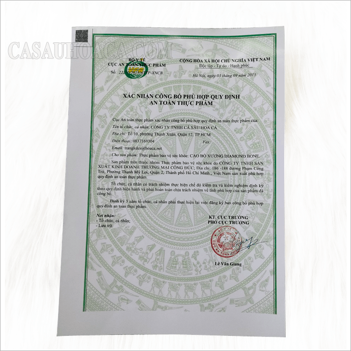 Cam kết hình thật 100%